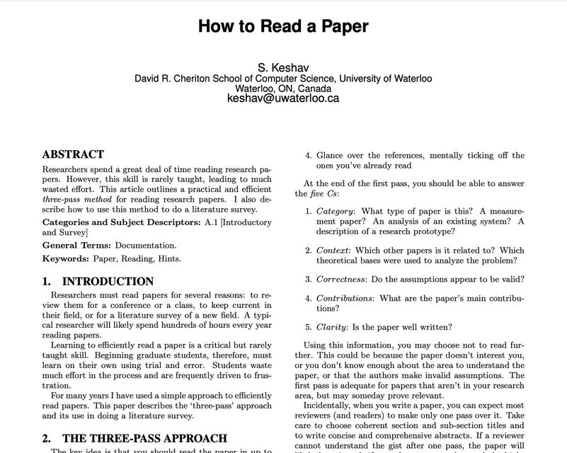 Unlock the Secrets of Reading Research Papers with This Simple Method - Flow Card Image