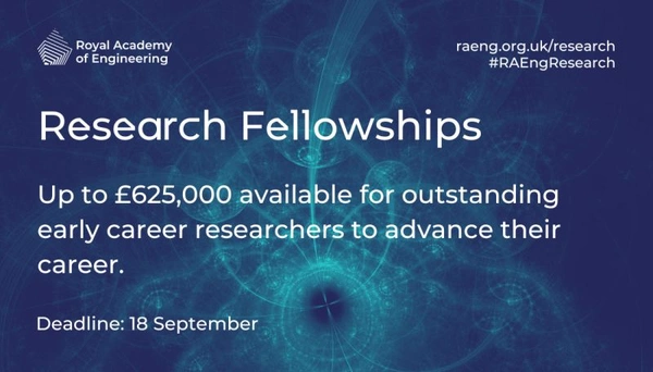  Research Fellowships for Early-Career Engineering Researchers, United Kingdom - Flow Card Image