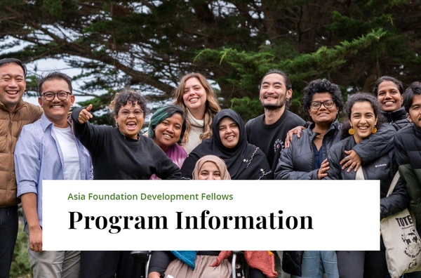 Asia Foundation Development Fellows Program 2025 - Flow Card Image