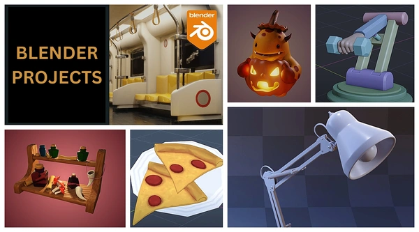 9 Easy and Professional Blender Projects To Build Your Portfolio - Flow Card Image