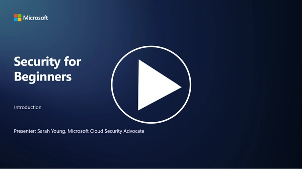 Cybersecurity for Beginners by Microsoft: An 8-Lesson Curriculum - Flow Card Image