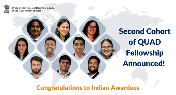 Profile of Indian Candidates Selected for the QUAD Fellowship - Flow Card Image