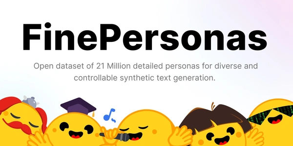 Learn about FinePersonas-v0.1 – Argilla’s Huge Dataset for AI Persona Generation - Flow Card Image