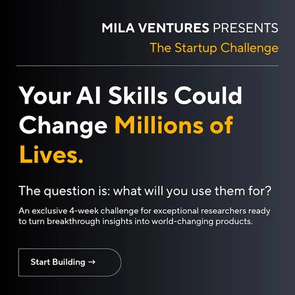 Mila Ventures Startup Challenge (4-Week Remote Program) - Flow Card Image