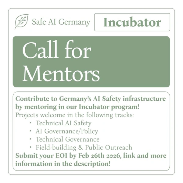 SAIGE Research Incubator - Call for Mentors (AI Safety) - Flow Card Image