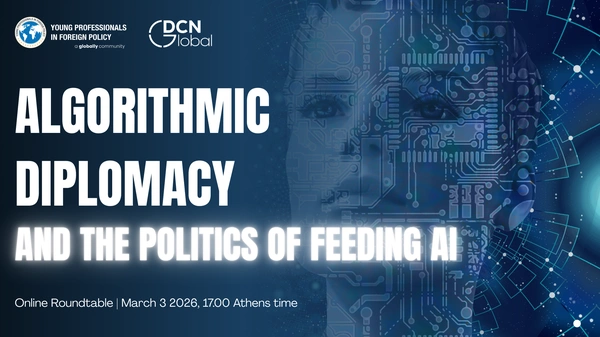 YPFPxDCN Online Roundtable: Algorithmic Diplomacy and the Politics of Feeding AI - Flow Card Image