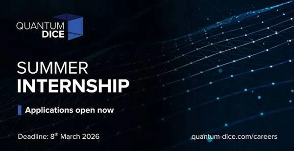 Quantum Dice Summer Internship Programme 2026 - Flow Card Image