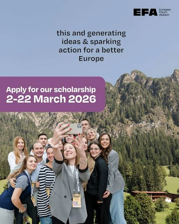 European Forum Alpbach (EFA) Scholarship 2026 - Flow Card Image
