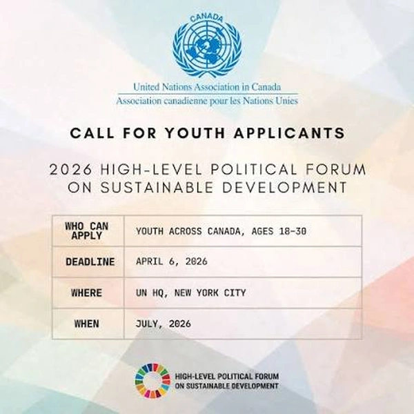 Global Youth Delegate: HLPF 2026 (Canada Delegation) - Flow Card Image
