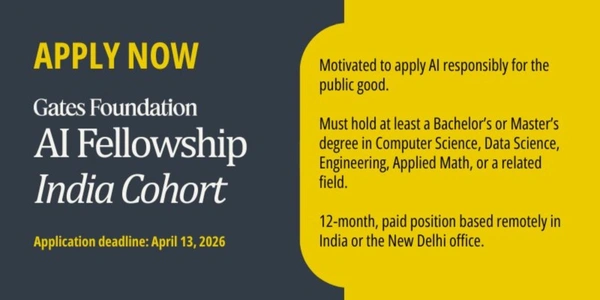 Gates Foundation AI Fellow (India Country Office) - Flow Card Image