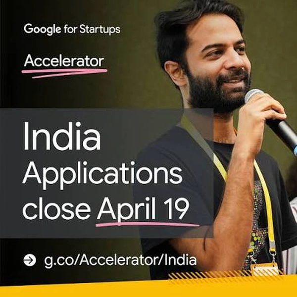 Google for Startups Accelerator: India (2026 Class) - Flow Card Image