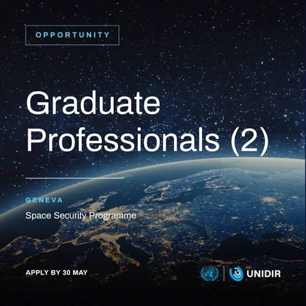 UNIDIR Graduate Professional (Space Security) - Flow Card Image