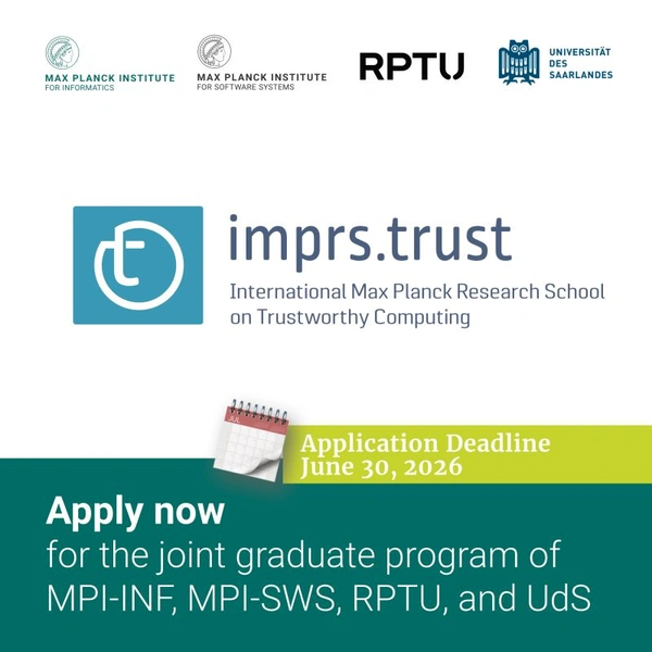IMPRS-TRUST PhD Program in Computer Science - Flow Card Image